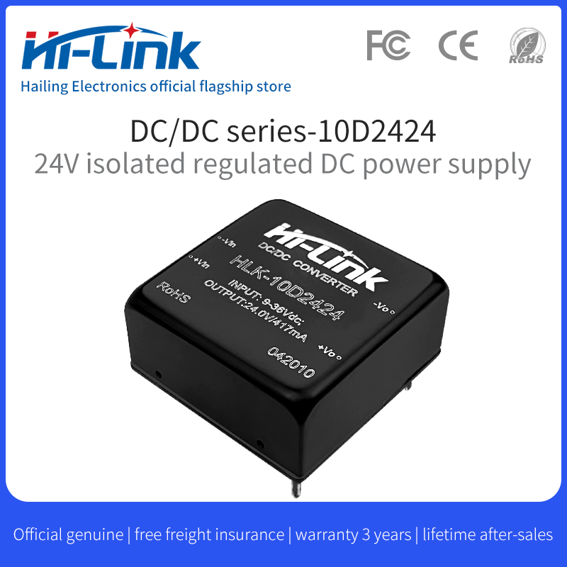 Power Module WRD24S05-40W dc-dc Isolated stabilizer Power Supply DC24V to DC5V8A 6months Warranty 