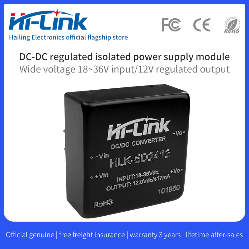 Power Module WRD24S05-40W dc-dc Isolated stabilizer Power Supply DC24V to DC5V8A 6months Warranty Power Module WRD24S05-40W dc-dc Isolated stabilizer Power Supply DC24V to DC5V8A 6months Warranty
